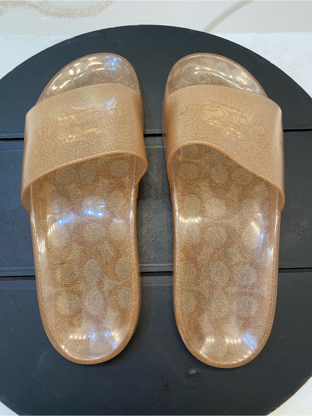 Coach Ulyssa Slide Women’s jelly Sandals Size 11, excellent condition clean - Picture 6 of 8